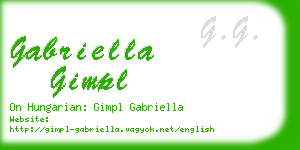 gabriella gimpl business card